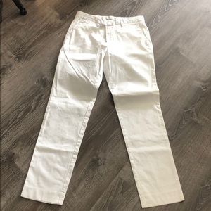 White Cargo Trousers